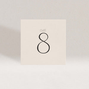 Athena Table Number Set