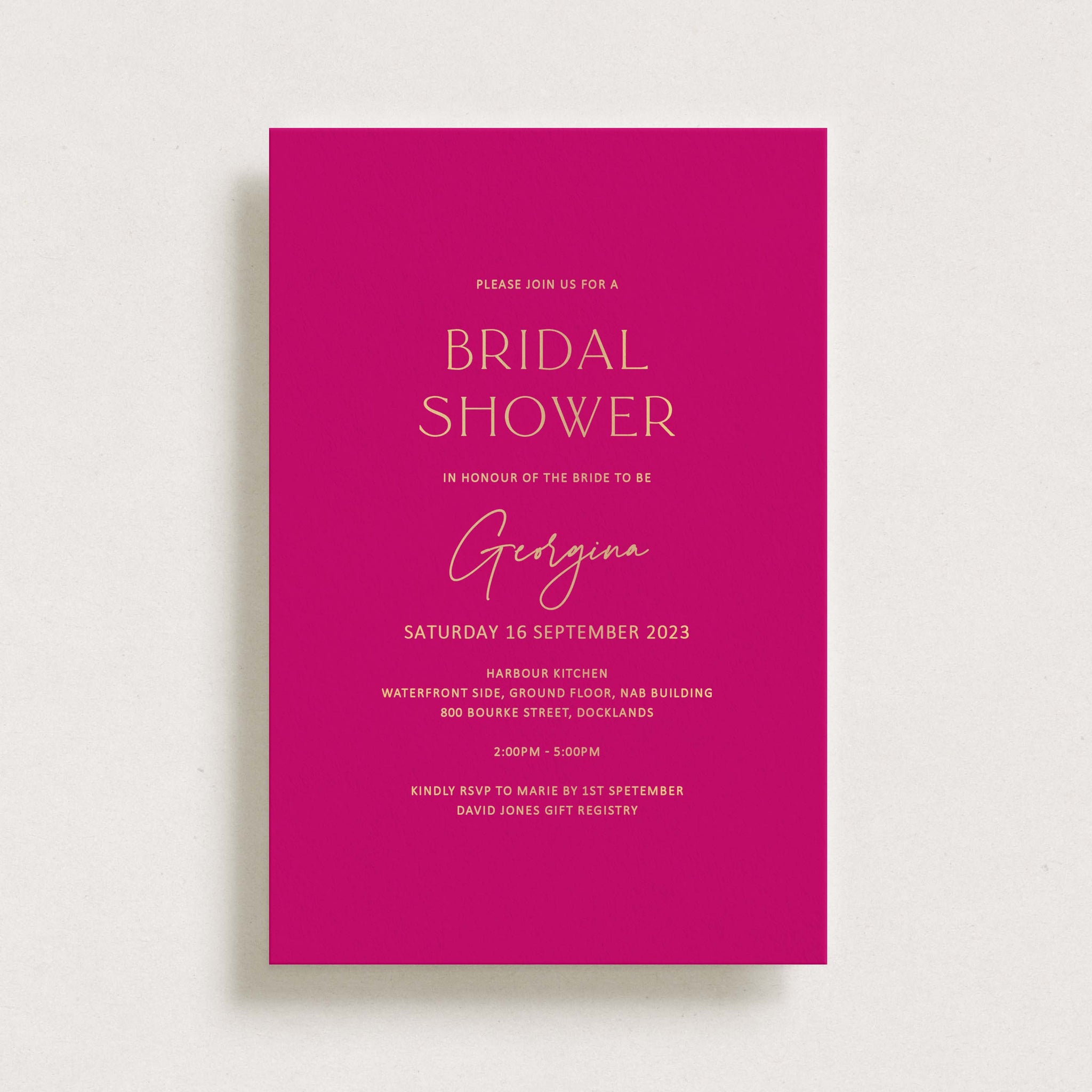 Modern Bride - Bridal Shower Invite