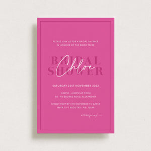 Pink - Bridal Shower Invite