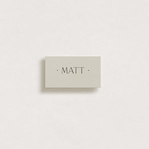 Poetry Placecard